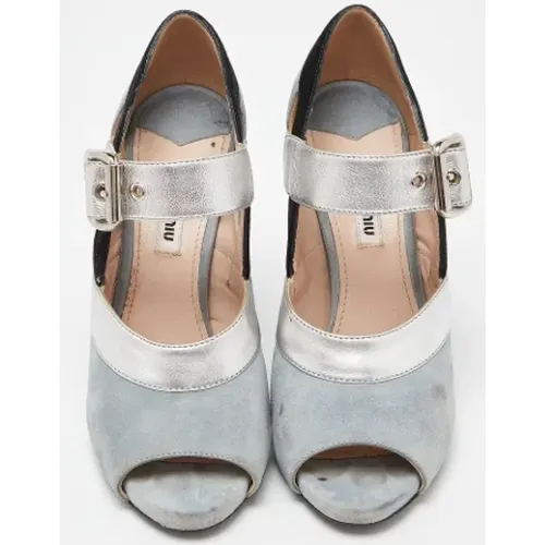 Pre-owned Pumps, female, , Size: 8 US Pre-owned Leather heels - Miu Miu Pre-owned - Modalova