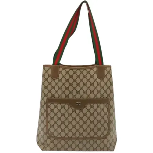 Pre-owned Tote Bags, female, , Size: ONE SIZE Pre-owned Canvas totes - Gucci Vintage - Modalova