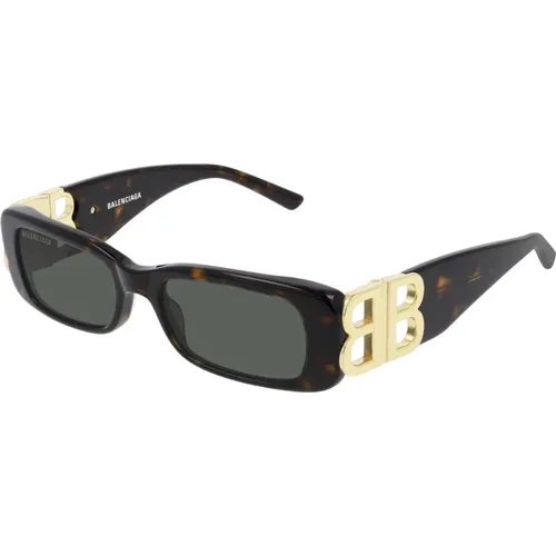 Dynasty Sunglasses - Dark Havana , male, Sizes: ONE SIZE - Balenciaga - Modalova