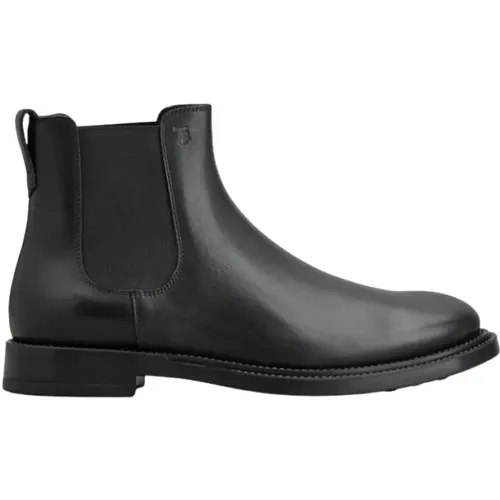 Chelsea Boots, male, , Size: 9 1/2 US Leather Ankle Boots - TOD'S - Modalova