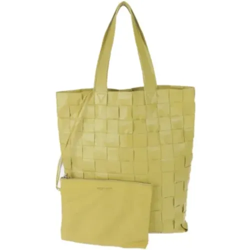 Pre-owned Tote Bags, female, , Size: ONE SIZE Pre-owned Leather totes - Bottega Veneta Vintage - Modalova