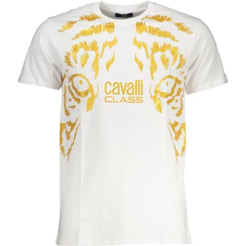 T-Shirts, male, , Size: 2XL Short Sleeve Men's T-Shirt - Cavalli Class - Modalova