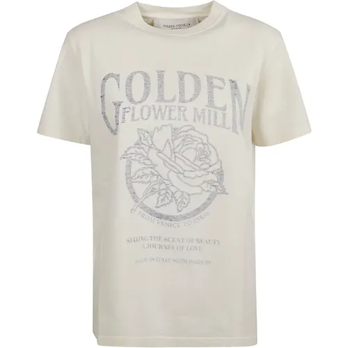 T-Shirts , Damen, Größe: XS - Golden Goose - Modalova