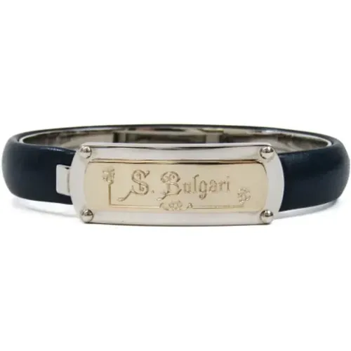 Pre-owned Leather bracelets , female, Sizes: ONE SIZE - Bvlgari Vintage - Modalova