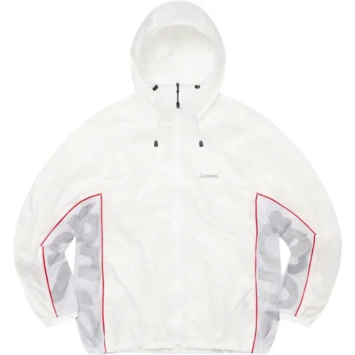 Weiße Ripstop Windshell Jacke Limited Edition - Supreme - Modalova