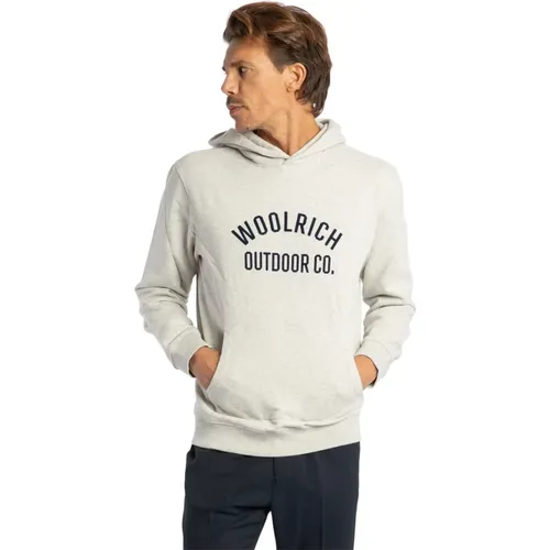Hoodie , male, Sizes: 2XL, XL - Woolrich - Modalova