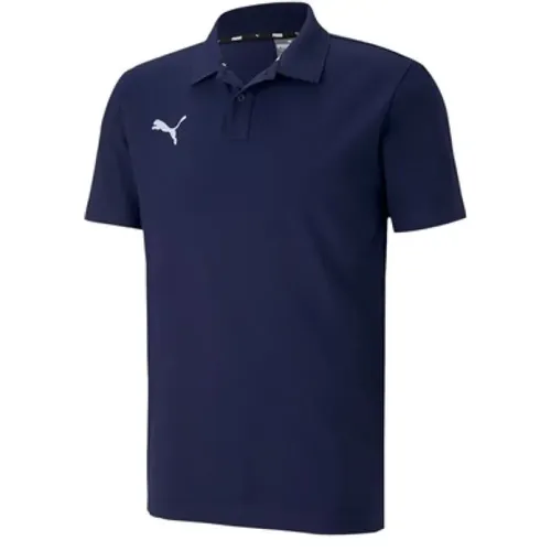 Casuals Polo Blau Teamgoal Sport , Herren, Größe: 2XL - Puma - Modalova