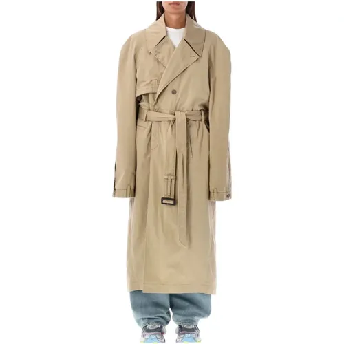 Maxi Deconstructed Trench Coat , female, Sizes: XS - Balenciaga - Modalova