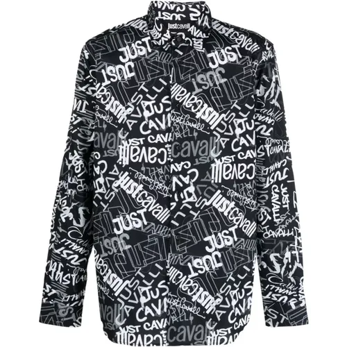 Men Clothing Shirts Ss23 , male, Sizes: M, S, XL - Just Cavalli - Modalova