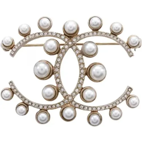 Pre-owned Jewellery, female, , Size: ONE SIZE Pre-owned Metal brooches - Chanel Vintage - Modalova