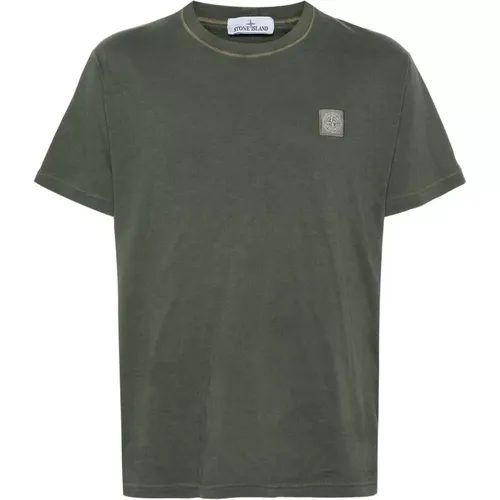 T-shirts and Polos , male, Sizes: M, XL, L - Stone Island - Modalova