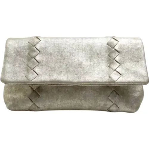 Pre-owned Clutches, female, , Size: ONE SIZE Pre-owned Leather pouches - Bottega Veneta Vintage - Modalova