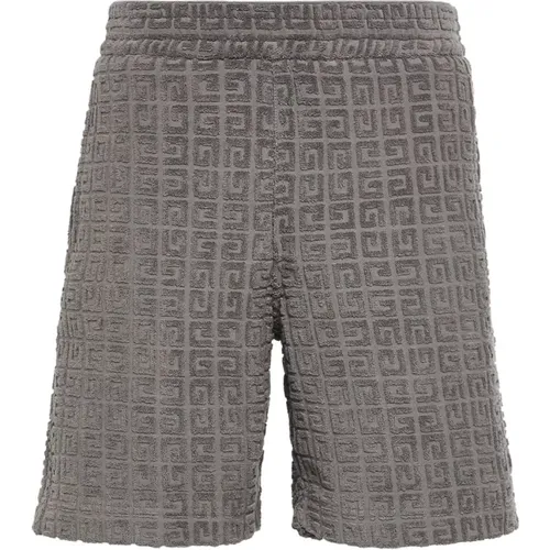 New Grey Woven 4G Board Shorts - Size M , male, Sizes: S - Givenchy - Modalova