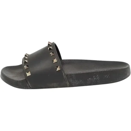 Pre-owned Rubber flats , female, Sizes: 7 UK - Valentino Vintage - Modalova