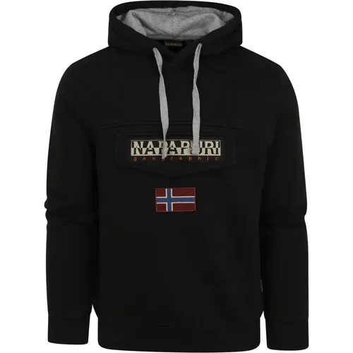 Hoodie , male, Sizes: XS, S, 2XS - Napapijri - Modalova