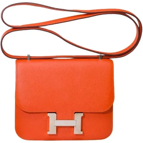 Pre-owned Leather shoulder-bags , female, Sizes: ONE SIZE - Hermès Vintage - Modalova