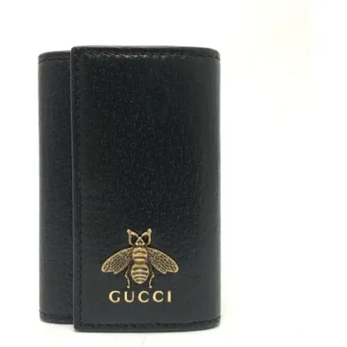 Pre-owned Accessories, female, , Size: ONE SIZE Pre-owned Leather key-holders - Gucci Vintage - Modalova