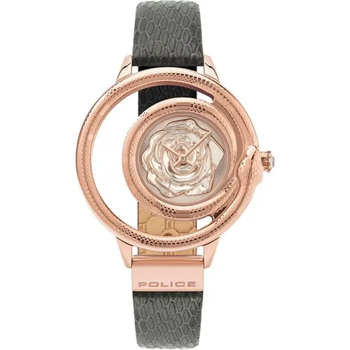 Watches, female, , Size: ONE SIZE Rose Gold Womens Analog Watch - Police - Modalova