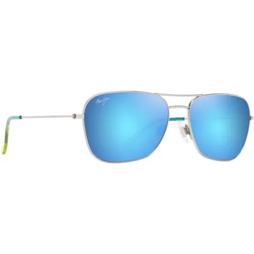 Modern Navigator Sunglasses Blue Hawaii , male, Sizes: 58 MM - Maui Jim - Modalova