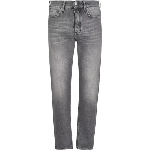 Black Stonewashed Cotton Jeans Aw23 , male, Sizes: W30 - Sunflower - Modalova
