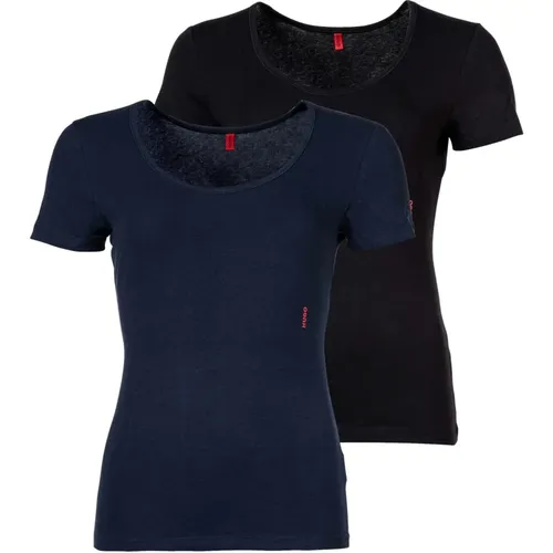 Twin T-Shirt Rn T-shirt , Damen, Größe: S - Hugo Boss - Modalova