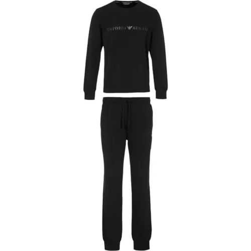 Training Sets, male, , Size: S Sporty Long Sleeve Armani Underwear - Emporio Armani - Modalova