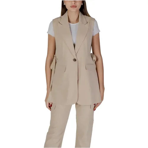 Vests, female, , Size: L Spring/Summer Womens Jackets and Tailleurs - b.Young - Modalova