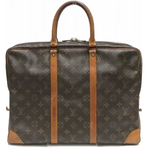 Pre-owned Weekend Bags, male, , Size: ONE SIZE Pre-owned Canvas louis-vuitton-bags - Louis Vuitton Vintage - Modalova