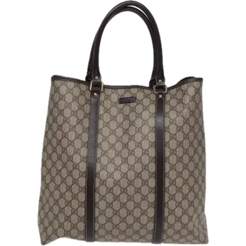 Pre-owned Tote Bags, female, , Size: ONE SIZE Pre-owned Canvas gucci-bags - Gucci Vintage - Modalova