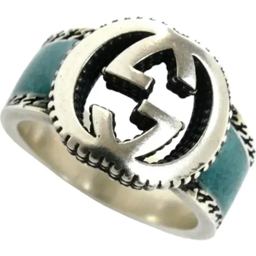 Pre-owned Jewellery, female, , Size: ONE SIZE Pre-owned Silver rings - Gucci Vintage - Modalova