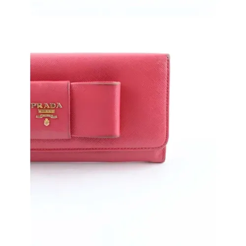 Pre-owned Leather wallets , female, Sizes: ONE SIZE - Prada Vintage - Modalova