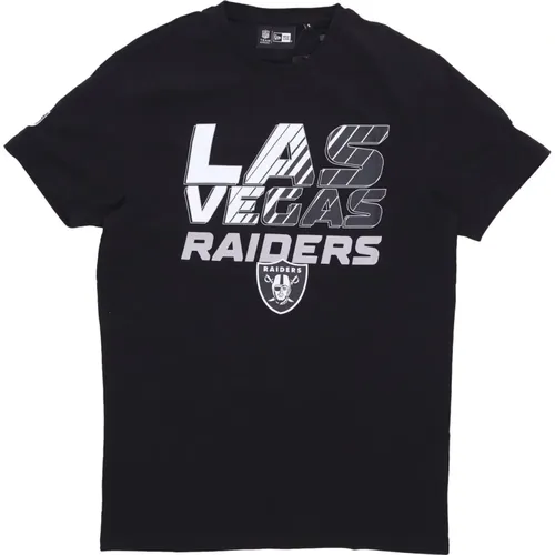 T-Shirts, male, , Size: S Las Vegas Raiders Logo Tee - new era - Modalova