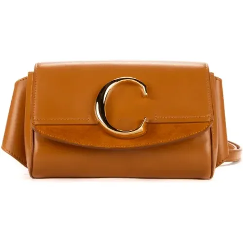 Pre-owned Belt Bags, female, , Size: ONE SIZE Pre-owned Leather crossbody-bags - Chloé Pre-owned - Modalova