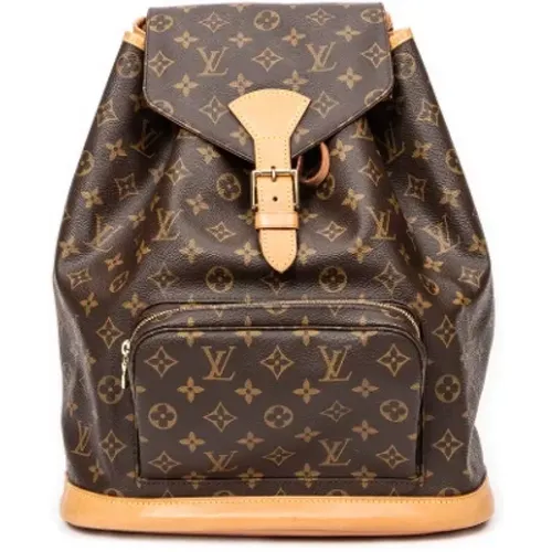 Pre-owned Backpacks, female, , Size: ONE SIZE Pre-owned Canvas backpacks - Louis Vuitton Vintage - Modalova