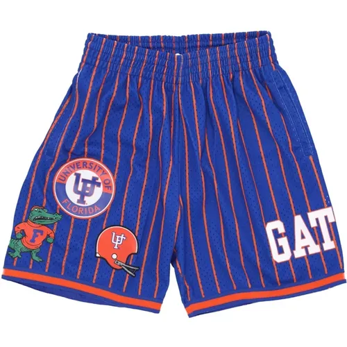 Sportswear, male, , Size: XL Florida Gators Basketball Shorts - Mitchell & Ness - Modalova