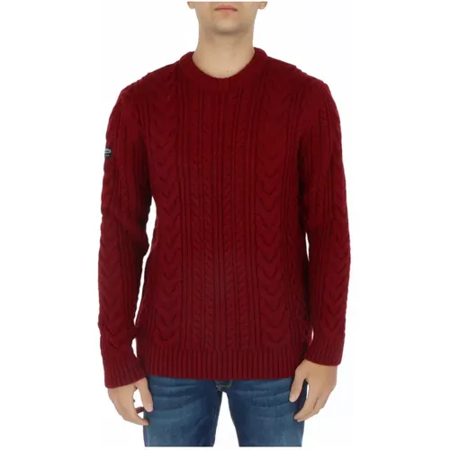 Stilvolle Strickwaren für Herren Herbst/Winter - Superdry - Modalova