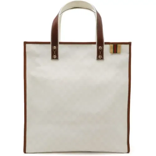 Pre-owned Tote Bags, female, , Size: ONE SIZE Pre-owned Canvas totes - Gucci Vintage - Modalova