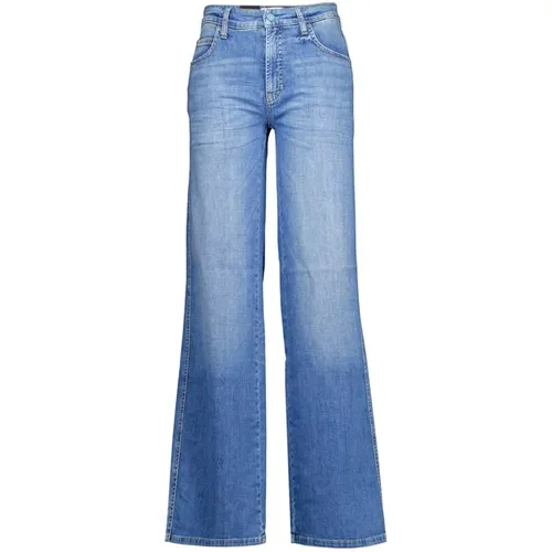 Stilvolle Wide Jeans in Blau , Damen, Größe: S - CAMBIO - Modalova