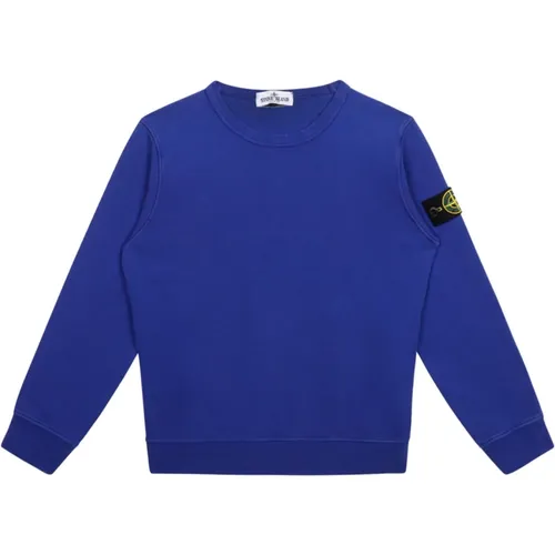 Elektrisch Blauer Pullover - Stone Island - Modalova