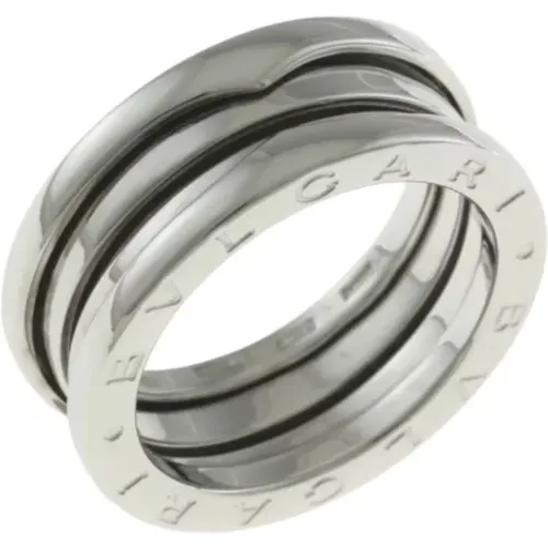 Pre-owned Jewellery, female, , Size: ONE SIZE Pre-owned White Gold rings - Bvlgari Vintage - Modalova