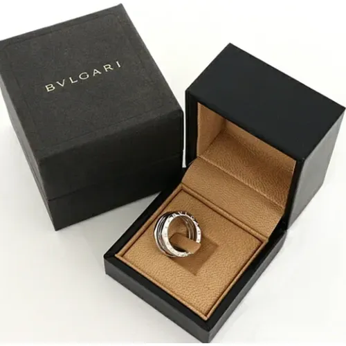 Pre-owned Jewellery, female, , Size: ONE SIZE Pre-owned White Gold rings - Bvlgari Vintage - Modalova