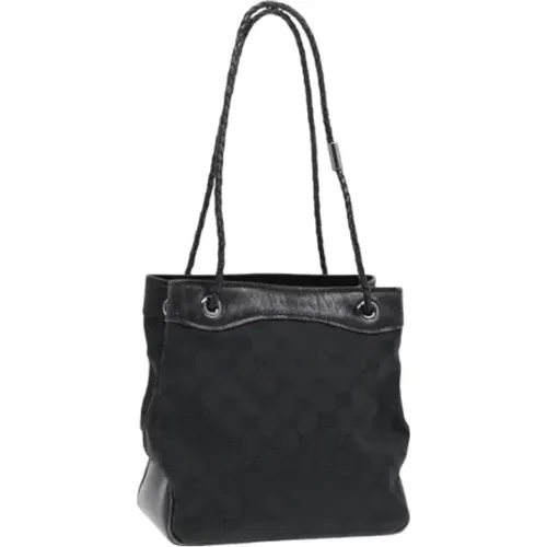 Pre-owned Tote Bags, female, , Size: ONE SIZE Pre-owned Canvas gucci-bags - Gucci Vintage - Modalova