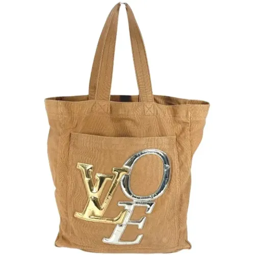 Pre-owned Tote Bags, female, , Size: ONE SIZE Pre-owned Canvas totes - Louis Vuitton Vintage - Modalova