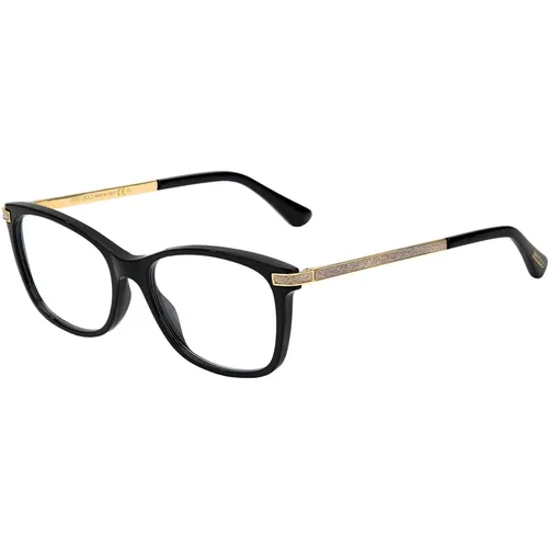 Schwarze Brillenfassungen Jc269 Sonnenbrille , Damen, Größe: 52 MM - Jimmy Choo - Modalova