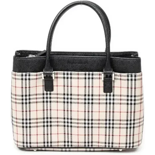 Pre-owned Tote Bags, female, , Size: ONE SIZE Pre-owned Canvas handbags - Burberry Vintage - Modalova