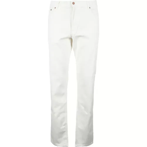 Straight Jeans, male, , Size: W36 Mens Jeans 97% Cotton 3% Elastane - Daniele Alessandrini - Modalova