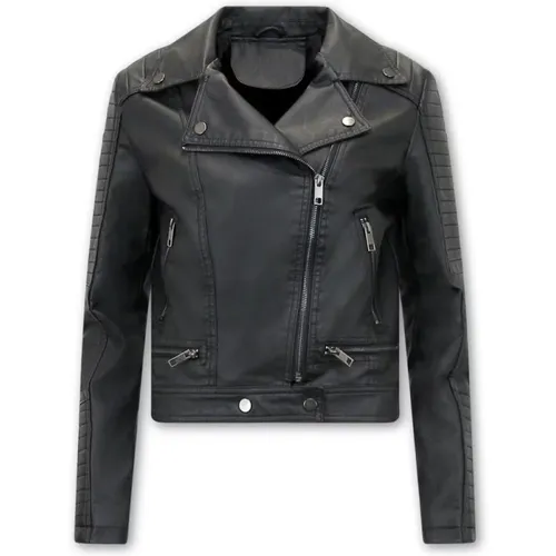 Women Leather Jacket - Ay151 , female, Sizes: L, XL - Matogla - Modalova