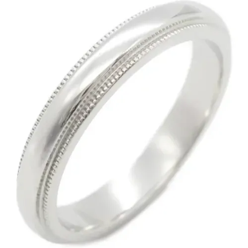 Pre-owned Jewellery, female, , Size: ONE SIZE Pre-owned Platinum rings - Tiffany & Co. Pre-owned - Modalova