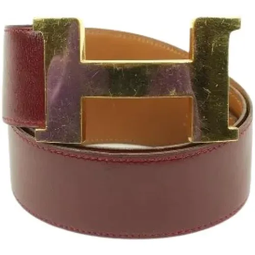 Pre-owned Belts, female, , Size: ONE SIZE Pre-owned Leather belts - Hermès Vintage - Modalova