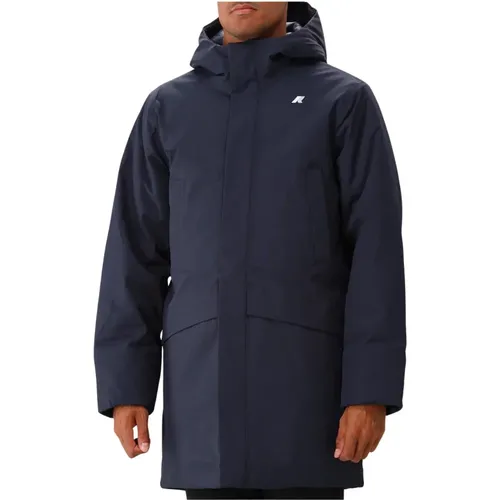 Blaue Jarno Twill Marmotta Parka - K-way - Modalova